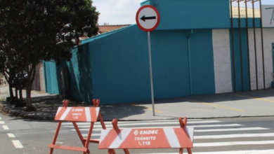 Interdição da rua Arquiteto José Augusto Silva entre os números 1.040 e rua João Vedovello