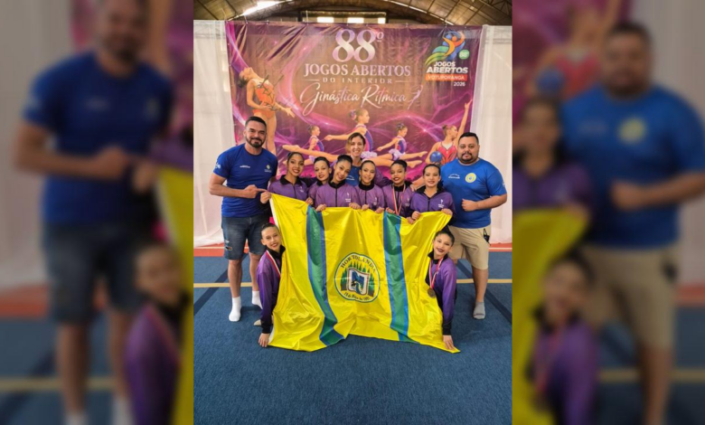 Ginástica rítmica de Hortolândia é um dos destaques nos Jogos Abertos do Interior
