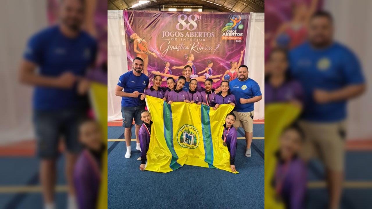 Ginástica rítmica de Hortolândia é um dos destaques nos Jogos Abertos do Interior