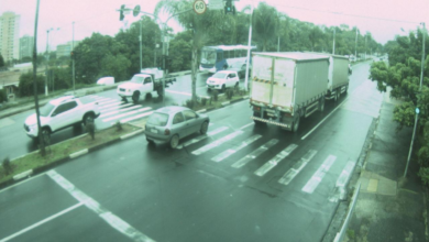 Registro de infrações por veículos de carga em áreas restritas em Campinas