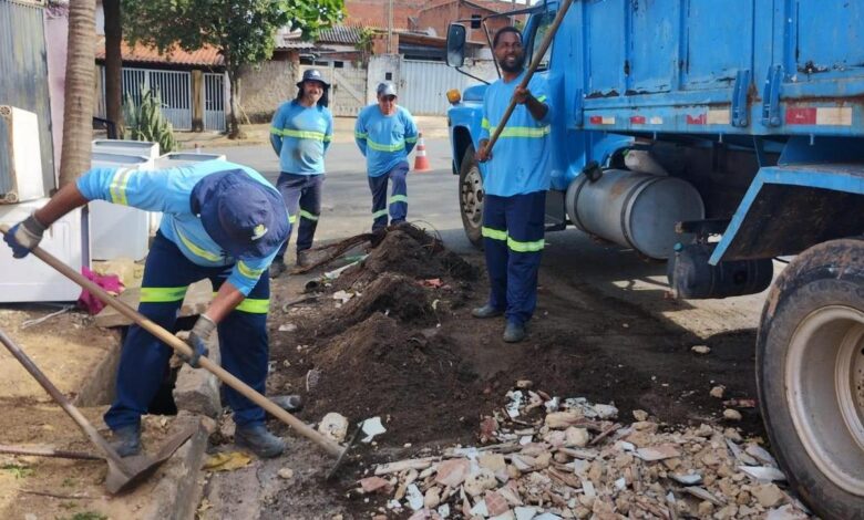 Mutirão de limpeza de bueiros em Hortolândia é reforçado em quatro bairros da cidade