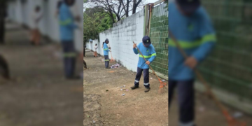 Mutirão de limpeza é realizado pela Prefeitura de Hortolândia no entorno das unidades de ensino