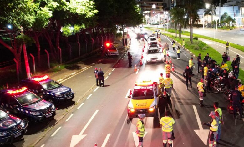 Operações preventivas nos locais das manobras de risco