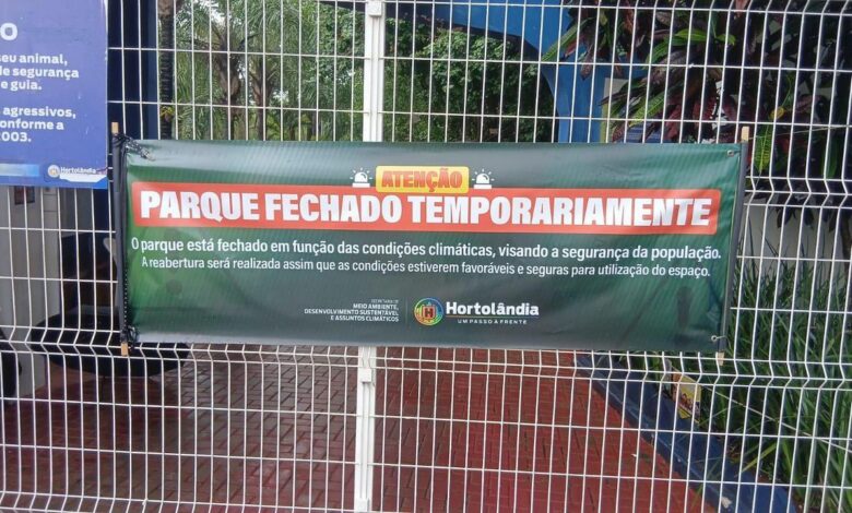 Parque Socioambiental Irmã Dorothy Stang fechado devido ao volume de chuvas