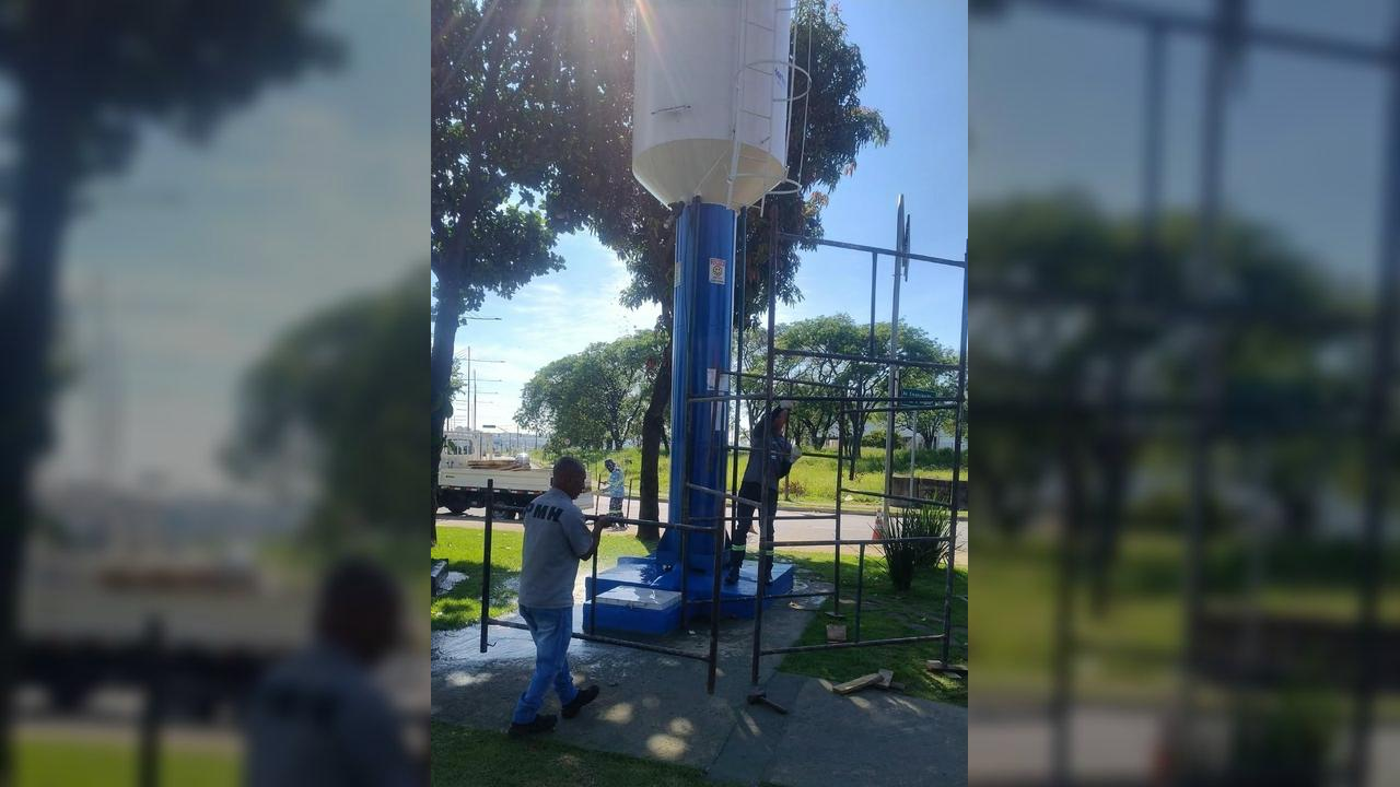 Poço Artesiano do Jardim Mirante recebe etapa de manutenção periódica realizada pela Prefeitura de Hortolândia