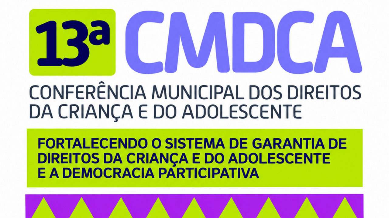 Pré-conferência com até 150 participantes e metade das vagas para crianças e adolescentes