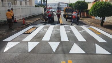 Ruas do Pq. Hortolândia no entorno de comércios e unidades de ensino recebem reforço na segurança viária