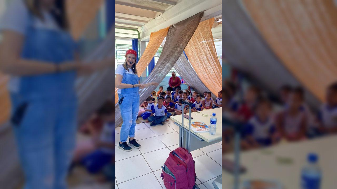 Sessão Simultânea de Leitura na Escola
