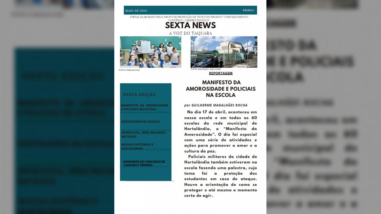 SEXTA NEWS – MAIO/2023